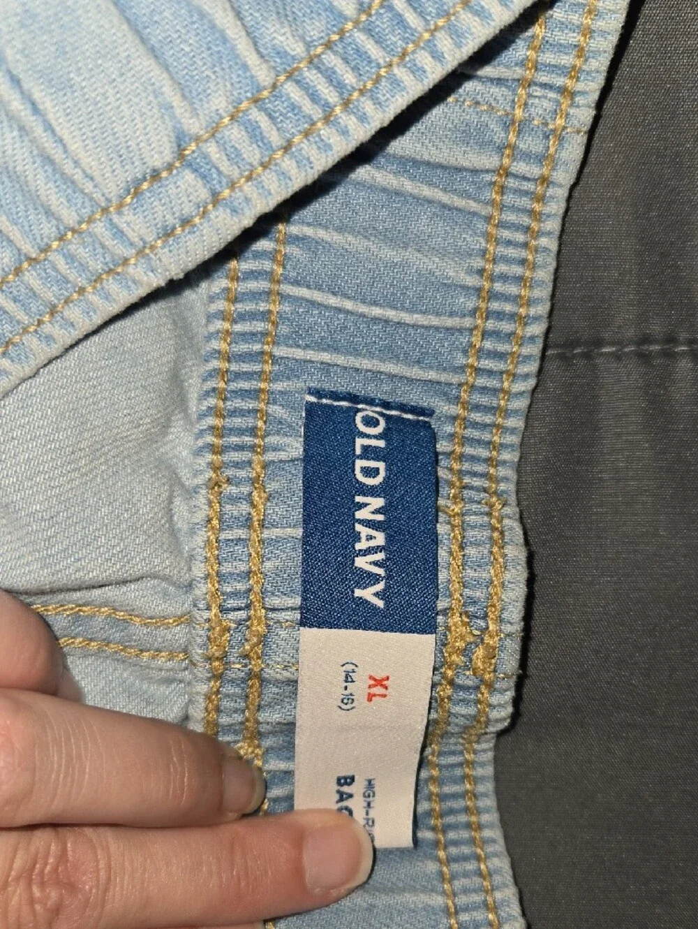 Old Navy Light Blue Wide Leg Kids Jeans